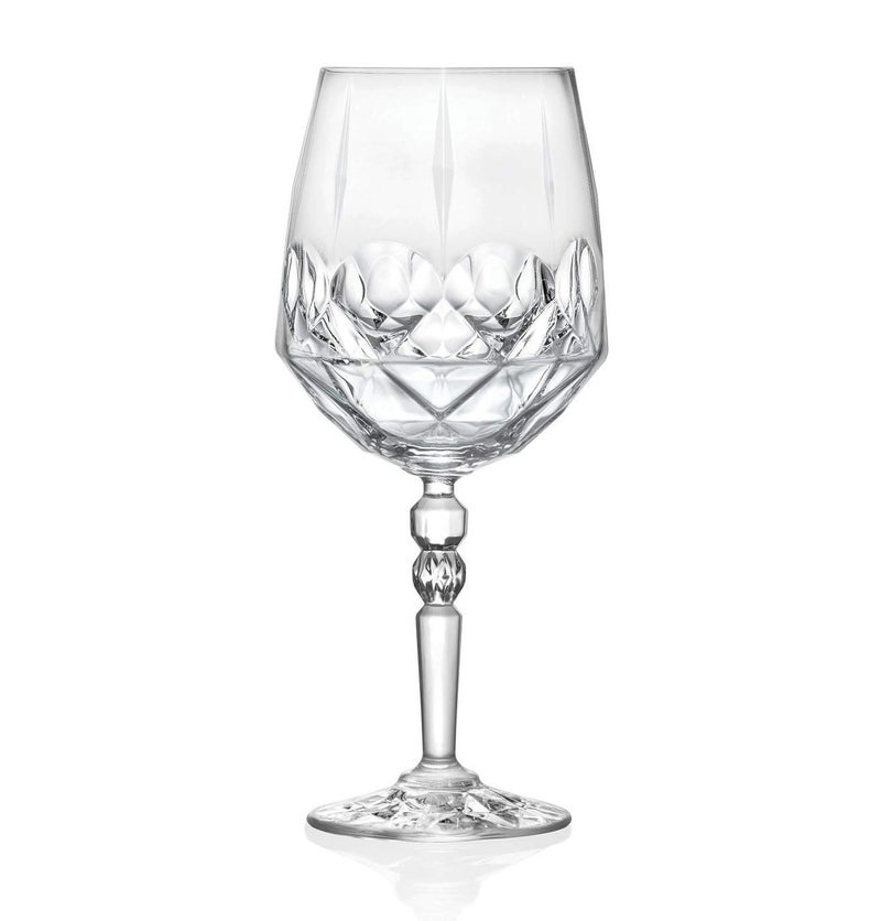 Barski Goblet - Red Wine Glass - Cocktail - Water Glass - Stemmed Glasses - Set of 6 Goblets - Crystal like Glass - 24 oz. Beautifully Designed Made in Europe - Image 1
